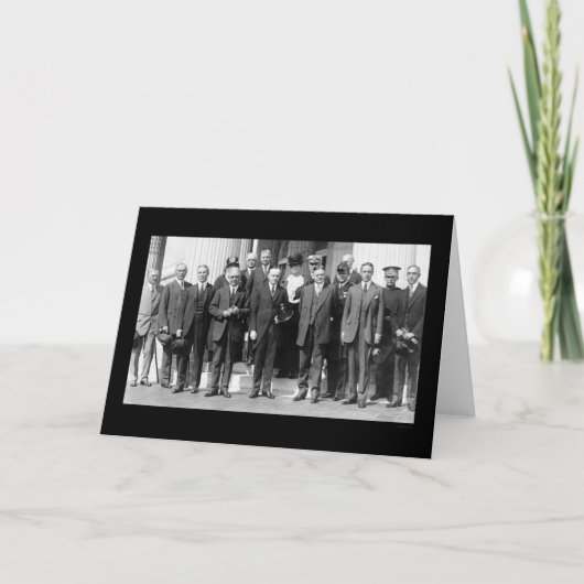 President Coolidge en Herbert Hoover 1923 Kaart (Voorkant)