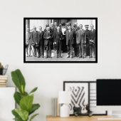 President Coolidge en Herbert Hoover 1923 Poster (Thuiskantoor)