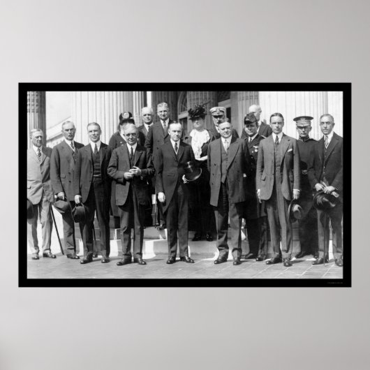 President Coolidge en Herbert Hoover 1923 Poster (Voorkant)