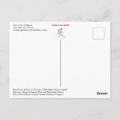 President Coolidge en Tom Mix Briefkaart (Achterkant)