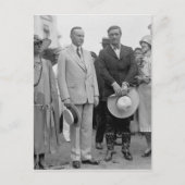 President Coolidge en Tom Mix Briefkaart (Voorkant)