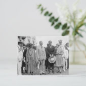 President Coolidge en Tom Mix met hun vrouwen Briefkaart (Staand voorkant)