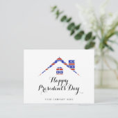 President Dag Real Estate House Briefkaart (Staand voorkant)