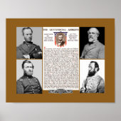 President Dag Tribute Gettysburg Poster (Voorkant)
