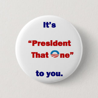 President dat één ronde button 5,7 cm