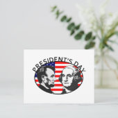 PRESIDENT DAY BRIEFKAART (Staand voorkant)