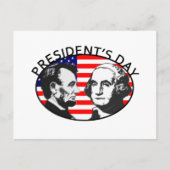 PRESIDENT DAY BRIEFKAART (Voorkant)