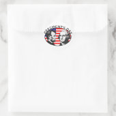 PRESIDENT DAY CLASSIC ROUND STICKER (Tas)