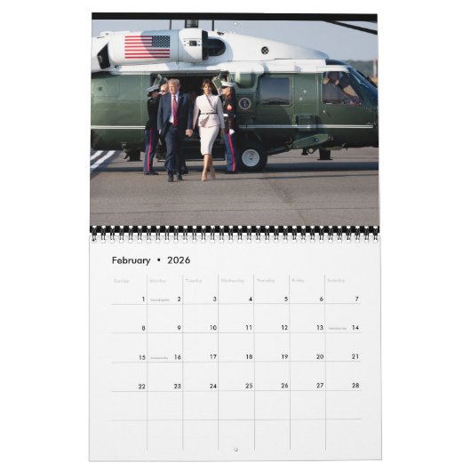 President Donald J Trump 2025 Foto Kalender (Feb 2026)