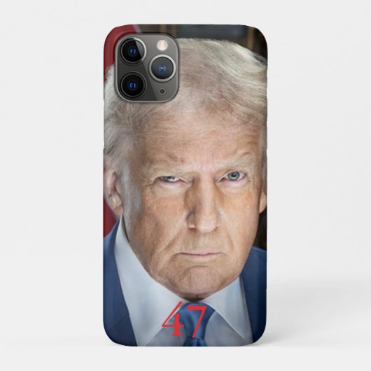 President Donald J. Trump 47 Case-Mate iPhone Case (Achterkant)