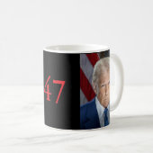 President Donald J. Trump 47 Koffiemok (Voorkant rechts)