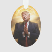 President Donald J Trump Acryl Ornament (voorkant)