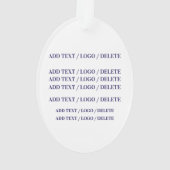 President Donald J Trump Acryl Ornament (achterkant)