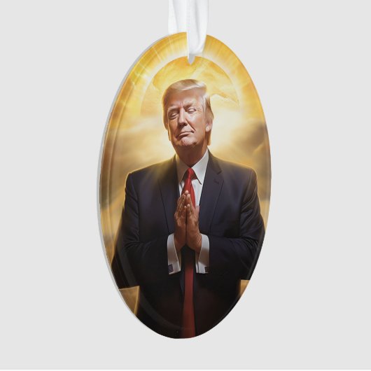 President Donald J Trump Acryl Ornament (voorkant)