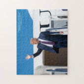 President Donald J. Trump Airplane Foto Legpuzzel (Verticaal)
