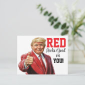 President Donald J Trump Briefkaart (Staand voorkant)