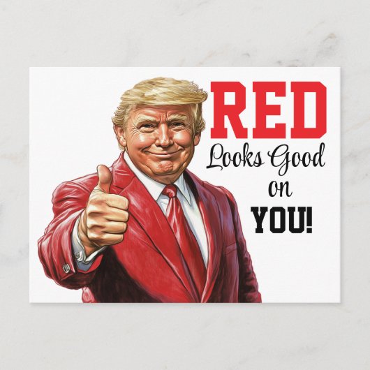 President Donald J Trump Briefkaart (Voorkant)