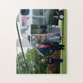 President Donald J. Trump en Melania Trump Legpuzzel (Verticaal)