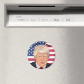 President Donald J. Trump Herdenkingsmagneet Magneet (Insitu (Vaatwasser))
