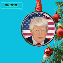President Donald J. Trump HerdenkingsOrnament
