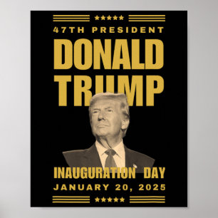 President Donald J. Trump Inauguratiedag 2025 ME Poster