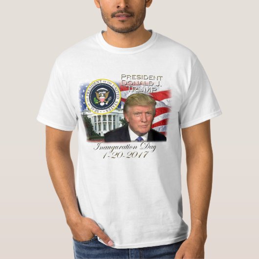 President Donald J. Trump Inauguration T-shirt (Voorkant)