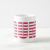 President Donald J. Trump Koffiemok (Center)