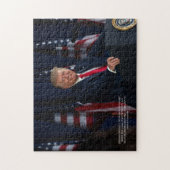 President Donald J. Trump Mt Rushmore Speech Photo Legpuzzel (Verticaal)