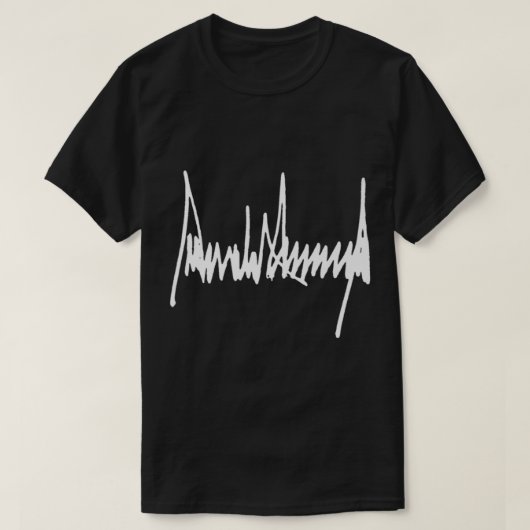 President Donald J Trump Signature Premium T-shirt (Design voorkant)