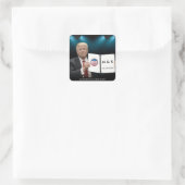 President Donald J. Trump Wedding Vierkante Sticker (Tas)