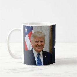 President Donald Trump 2017 Officieel portret Koffiemok