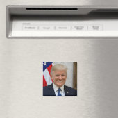 President Donald Trump 2017 Officieel portret Magneet (Insitu (Vaatwasser))