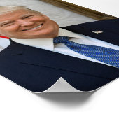 President Donald Trump 2017 Officieel portret Poster (Hoek)