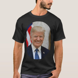President Donald Trump 2017 Officieel portret T-shirt