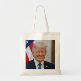President Donald Trump 2017 Officieel portret Tote Bag