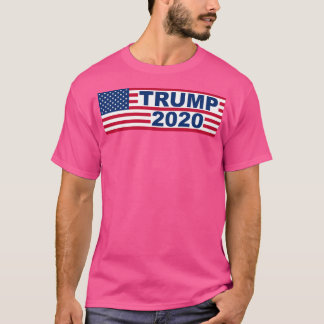 President Donald Trump 2020 Amerikaanse vlag T-shirt