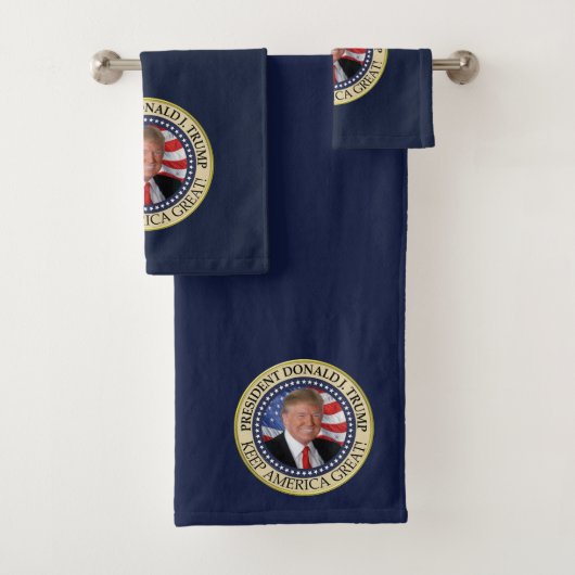 President Donald Trump 2020 Keep America Great Ame Bad Handdoek (Insitu)