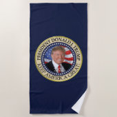 President Donald Trump 2020 Keep America Great Ame Strandlaken (Voorkant)