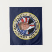President Donald Trump 2020 Keep America Great Ame Wandkleed (Voorkant)