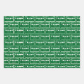 President Donald Trump 2020 Pictogram Kerstmis Inpakpapier Vel (Voorkant 3)