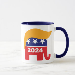 President Donald Trump 2024 GOP Olifantenhaar Mok