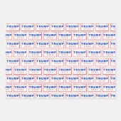 President Donald Trump 2024 Patriottische kerst Inpakpapier Vel (Voorkant)