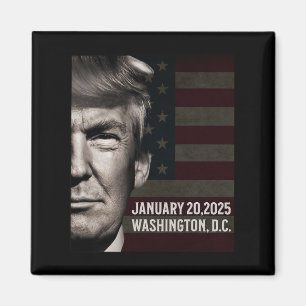 President Donald Trump 2025 Inauguratie Datum Comm Magneet