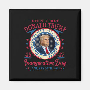 President Donald Trump 45 47 jan 20 2025 Inaugurat Magneet
