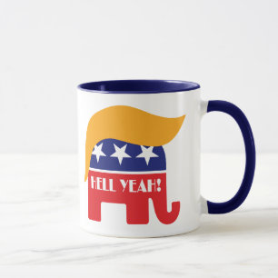 President Donald Trump 45 Elephant Hair Hell Mok