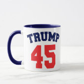 President Donald Trump 45 Elephant Hair Hell Mok (Links)