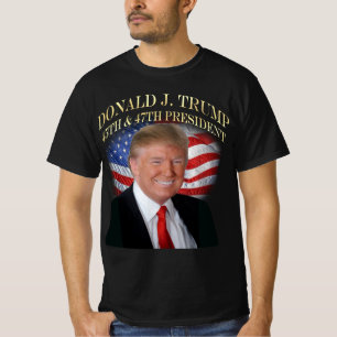 President Donald Trump 45e 47e inauguratie T-shirt