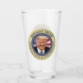 President Donald Trump 47e President 2024 Foto Glas (Achterkant)