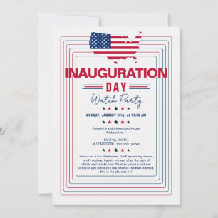 President Donald Trump 60 Inauguration Watch Party Kaart