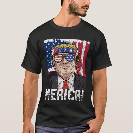 President Donald Trump America T-shirt (Voorkant)